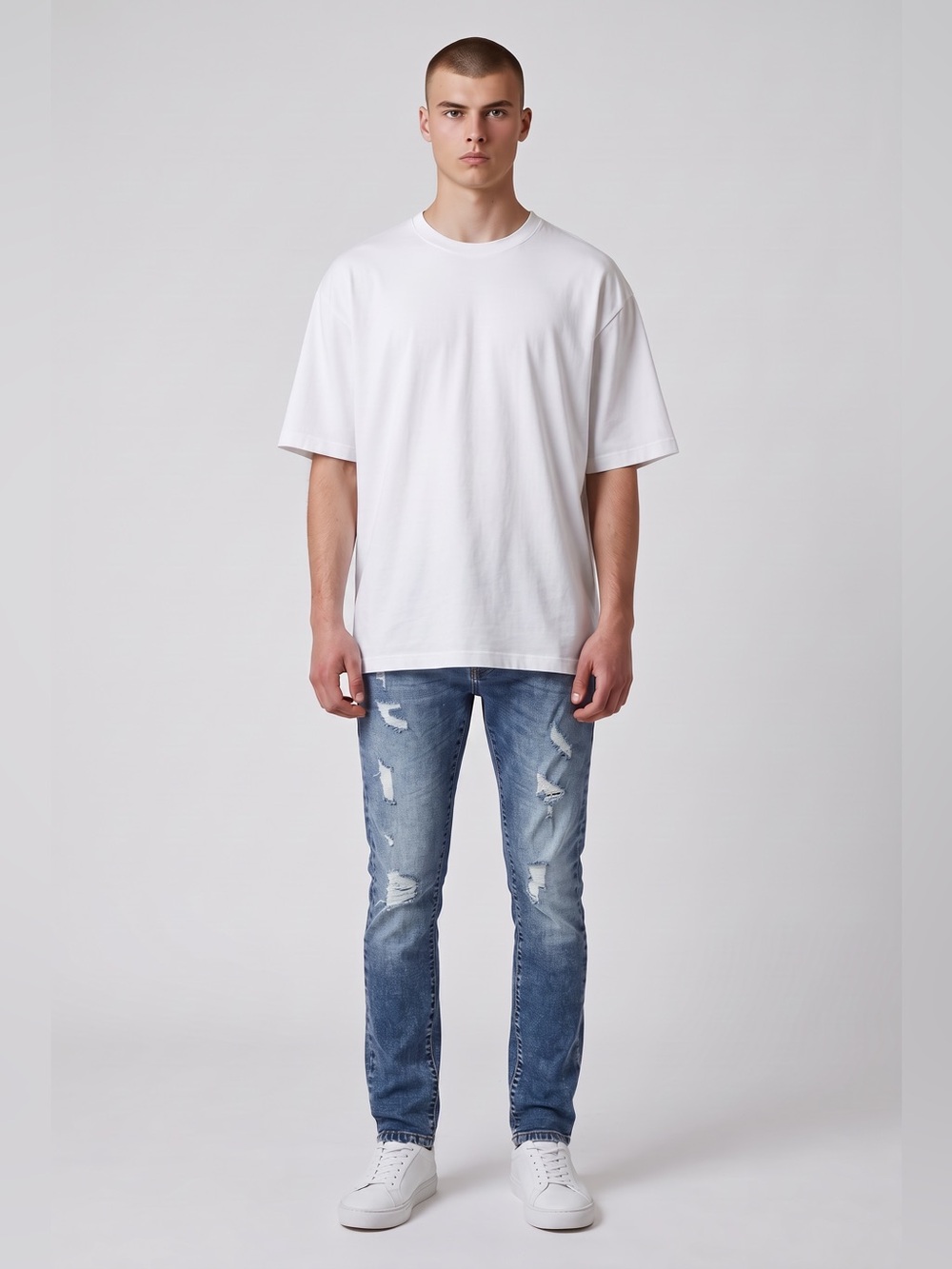 Company 81 - NWT - Slim Fit Distressed Blue Men’s Jeans